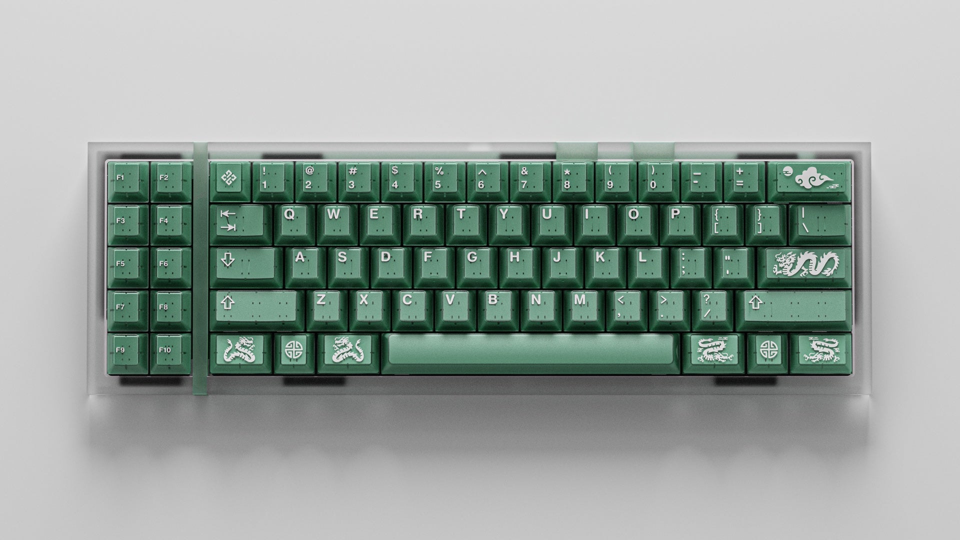 MW Jade Dragon Keycaps
